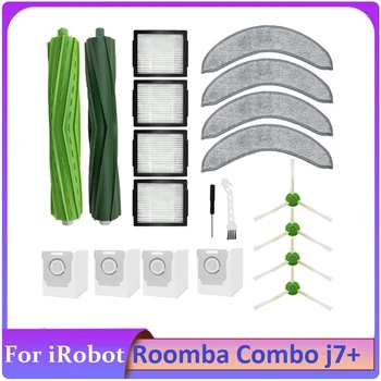 20 KOM. Rezervni dijelovi za iRobot Roomba Combo J7 + Torbe za роботизированного usisivač, gumena četka, filter, bočna četka, krpa za obuću