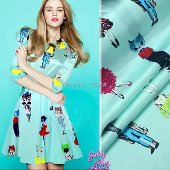 2022 Novi modni ženski super-поплиновая tkanina od 97% prirodnih svile za šivanje, materijal za zavjese, tkanine za ispis na bluze, odjevanje
