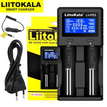 2023 LiitoKala Lii-PD2 Lii-PD4 Lii-S6 Lii500s Punjač za 18650 26650 21700 AA AAA 3,7 U/3,2 IN/1,2 U litij NiMH baterija