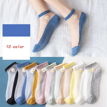 2023 Čarape za djevojčice, staklene nadkoljenice, ljetni fine ženske čarape, prozračna čarape sa zaštitom od mirisa