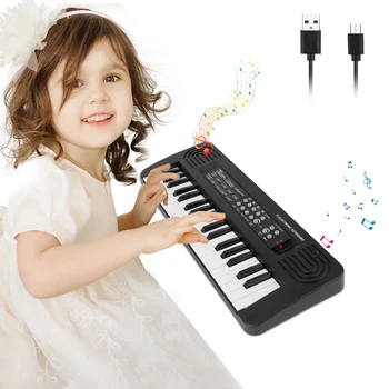 37 kursorom e-tipkovnica klavir s mikrofonom Imitacija tipki klavira za početnike Glazbeni instrument Razvija igračka za djecu