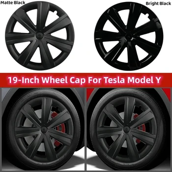 4KOM 19-inčni poklopac glavčine za Tesla Model Y 2018-2023 Performanse zamjena 휠 캡 Automobilski poklopac glavčine kotača, pribor za potpunu pokrivenost obruč
