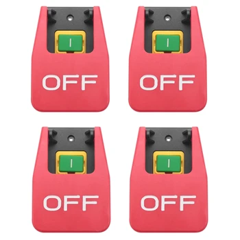 4X Tipka za zaustavljanje u slučaju nužde sa crvenim poklopcem, tipke prekidač 16A, zaštita od nestanka struje / podnapona, elektromagnetski prekidač za pokretanje