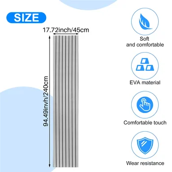 6 mm самоклеящийся krpelj list пеноматериала EVA, pomorski brod, jahta, sintetički podovi, поролоновый tepih za pod, siva 240x45 cm