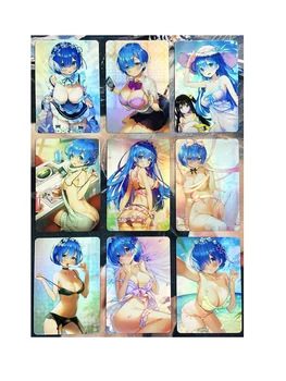 9 kom./compl. ACG Beauty Rem Re Refraction Seksi Djevojka Broj 1 Igračke Hobi, kolekcionarstvo Igre Anime Collectible Card