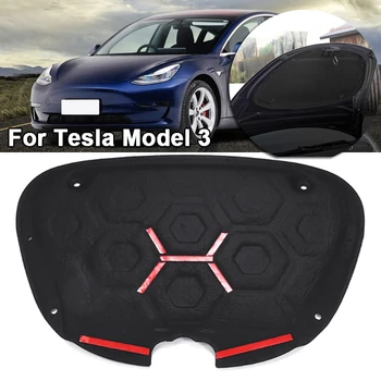 Auto-izolacijski mat prednjeg poklopca motora, zvučnu izolaciju pamuk mat, modifikacija prednjeg poklopca prtljažnika za Tesla Model 3