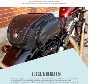 Besplatna dostava 2019 uglyUROS мотоциклетная retro torba na stražnjem sjedalu 883 modificirani auto-višenamjenski kit bag moto torba s vodootporna torbica