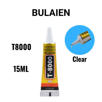 Bulaien T8000 15 ml transparentno ljepilo za popravak kontakt telefon, ljepilo za elektroničke komponente s прецизионным vrhom-aplikatorom