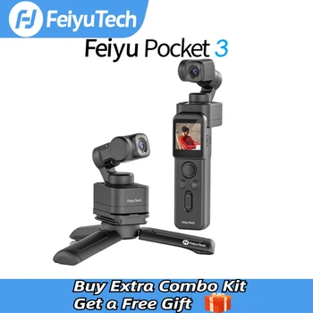 FeiyuTech Feiyu Pocket 3 Bežični Prijenosni 3-osni stabilizator Gimbal Skladište 4K60fps Film Materijala Magnetski Nosač Praćenje AI Slijedite