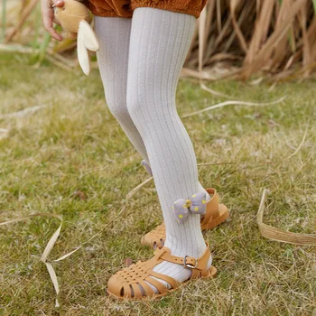 Hulahopke za djevojčice, proljeće-jesen dječji hulahopke od чесаного pamuka, dječje čarape, dječje čarape s lukom