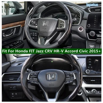 Jastuk na Ručke Upravljača Za Honda FIT Jazz CRV HR-V i Accord i Civic 2015-2022 Od Karbonskih Vlakana /Crvena/Plava Auto Oprema