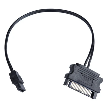 Kabel adapter napajanja s 15-pinskim priključkom za spajanje na 6-kontaktnom optički pogon 22AWG OD1,6 mm