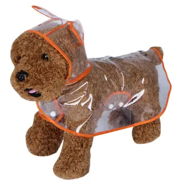 Lijep ogrtač za štene, transparentan vodootporna odjeća za kišu od EVA ulica odjeća za pse, plašt s kapuljačom, odjeća