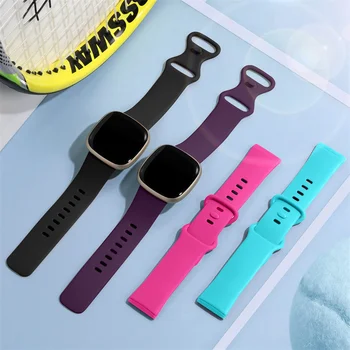 Mekan silikon remen za sat Fitbit Versa 3, remen za pametne sati, sportska narukvica za trake za sat Fitbit Sense Versa 4, pribor