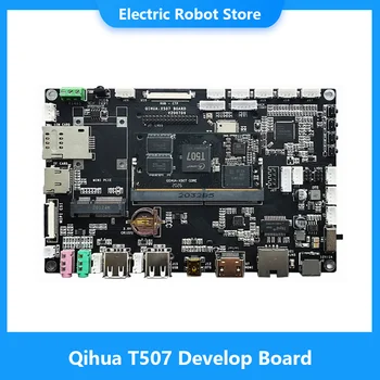 Naknada za razvoj Qihua Technology T507, auto-senzor za upravljanje industrijskim Allwinner T5 Android 10, matična ploča ubuntu, podrška za Linux