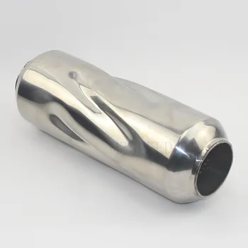 Novi univerzalni modificirana ispušne cijevi od nehrđajućeg čelika, automobilski ispušni lonac, spiralni ispušne cijevi u bubnju