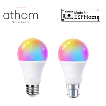 Pametna lampa ESPHome pre-flash ATHOM ESP8285 radi sa kućnim pomoćnikom 7 W B22 E27