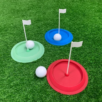 Poligon лунка za golf od meke gume s bijelom zastavicom-meta, лунка za golf, plave, zelene i crvene tutoriali