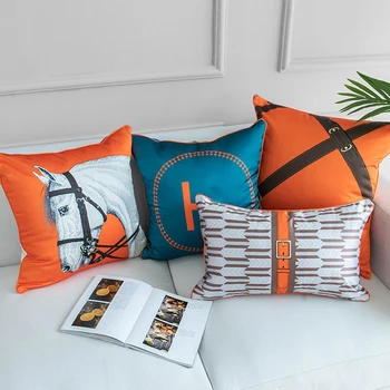 Potpuno novi moderan moderan dom torbica za jastuk u лошадином stilu, jastučnica bez jezgre, setove posteljine za dnevni boravak, spavaće 45 cm