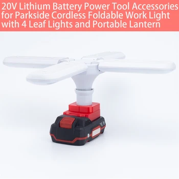 Pribor za električni alat s Litij Baterija 20 za Bežični Sklapanje Radnog Svjetla Parkside s 4-x List Feralom i Ručni Fenjer