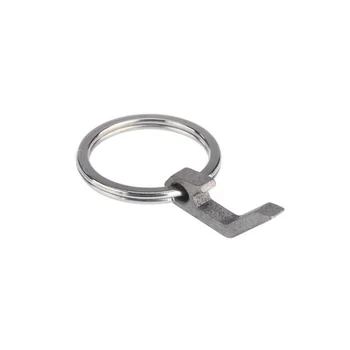 Prijenosni mini-otvarač za boce od nehrđajućeg čelika, prsten za ključeve od legure titana, lako prenosivi instrument, naprava