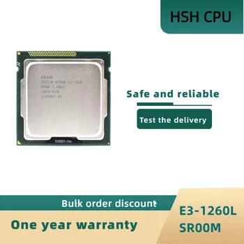 Quad восьмипоточный procesor Intel Xeon E3-1260L E3 1260L E3 1260 L 2,4 Ghz kapacitetom od 45 W LGA 1155