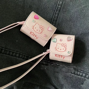 Sanrio Torbica Za Slušalice Hello Kittys Pribor Slatka Ljepota Crtani Anime Kawai Primijeniti Zaštita Od Pada Airpodspro23 Igračke za Djevojčice Poklon