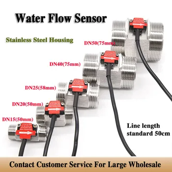 Senzor protoka vode S304 4/6 minuta, 1/1,5/2 inča, vrlo točno određivanje brzine, kućište od nehrđajućeg čelika