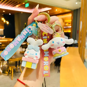 Slatka Sanrio Cinnamoroll večernje serije Anime crtani film PVC lutke Privjesak školski ruksak ovjes anime dječje igračke Kawai poklon djevojci za rođendan