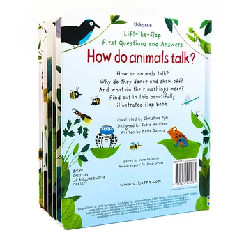 Usborne Pitanja i odgovori Kao što se govori životinje, Za djecu 3 4 5 6 godina, Engleskom znanstveno-popularne knjige sa slikama, 9781474940085