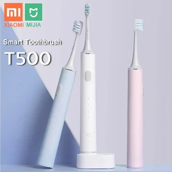 Xiaomi Mijia T500 Zvučna električna četkica za zube Xiaomi baterija s dugim vijekom trajanja IPX7 pametna četkica za zube s visokih frekvencija vibracija Magnetska