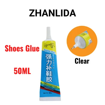 Zhanlida 50 ml ljepilo za cipele Vodootporan univerzalni čvrsta ljepila za kožu s прецизионным vrhom aplikator
