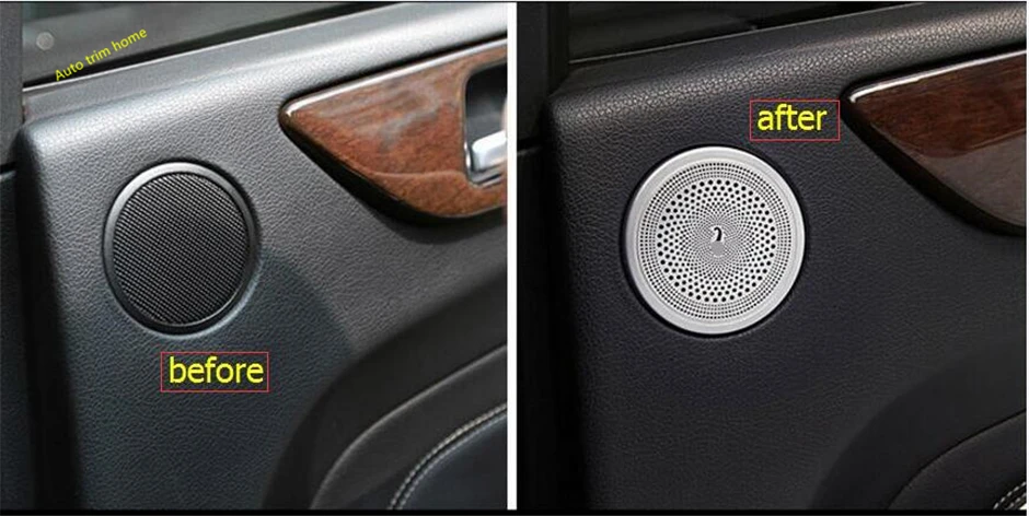 Lapetus stražnja vrata, zvučnici, аудиосетка, navlaka, 2 kom. za Mercedes Benz GLS 2016-2019, komplet za unutrašnjost od nehrđajućeg čelika