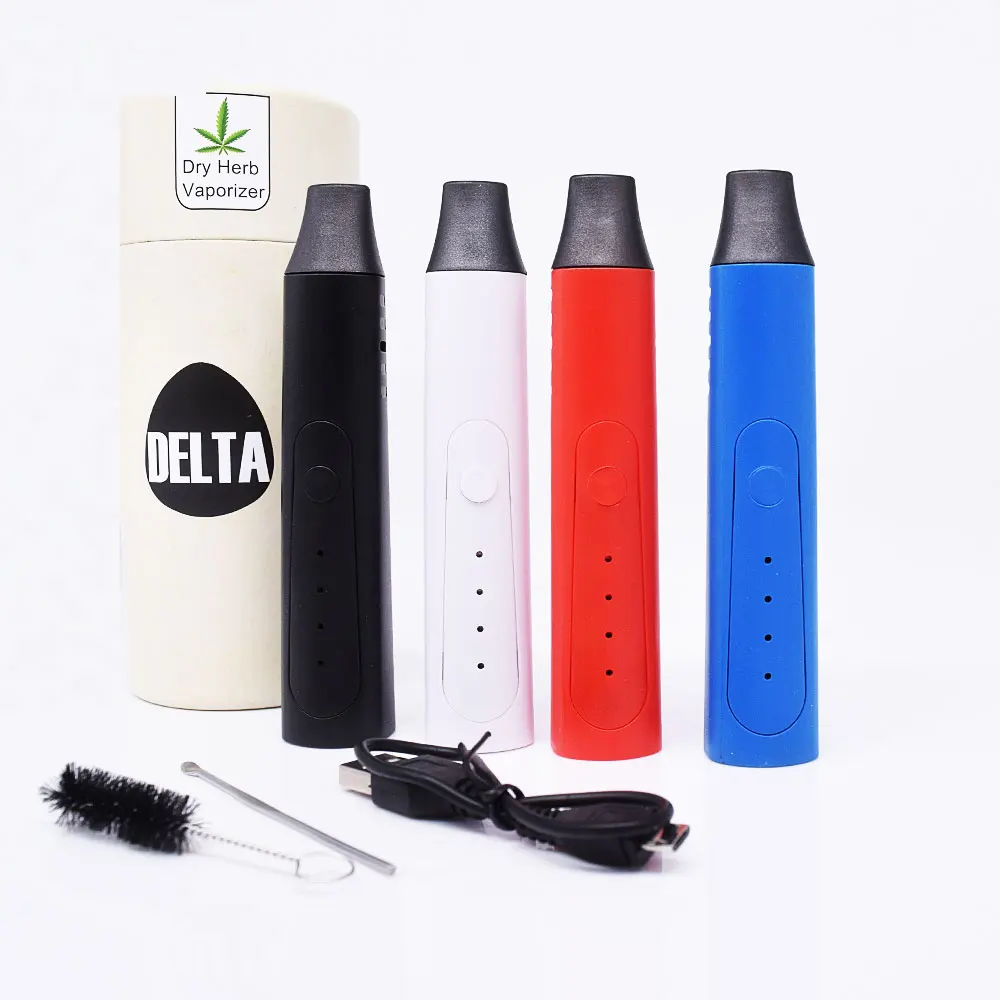 Najnoviji DELTA Dry Herb Vaporizer mod postavlja 2200 mah Ugrađena baterija Ručka za nargile Smoke Vaping morh-Elektronska cigareta komplet vs Conqueror