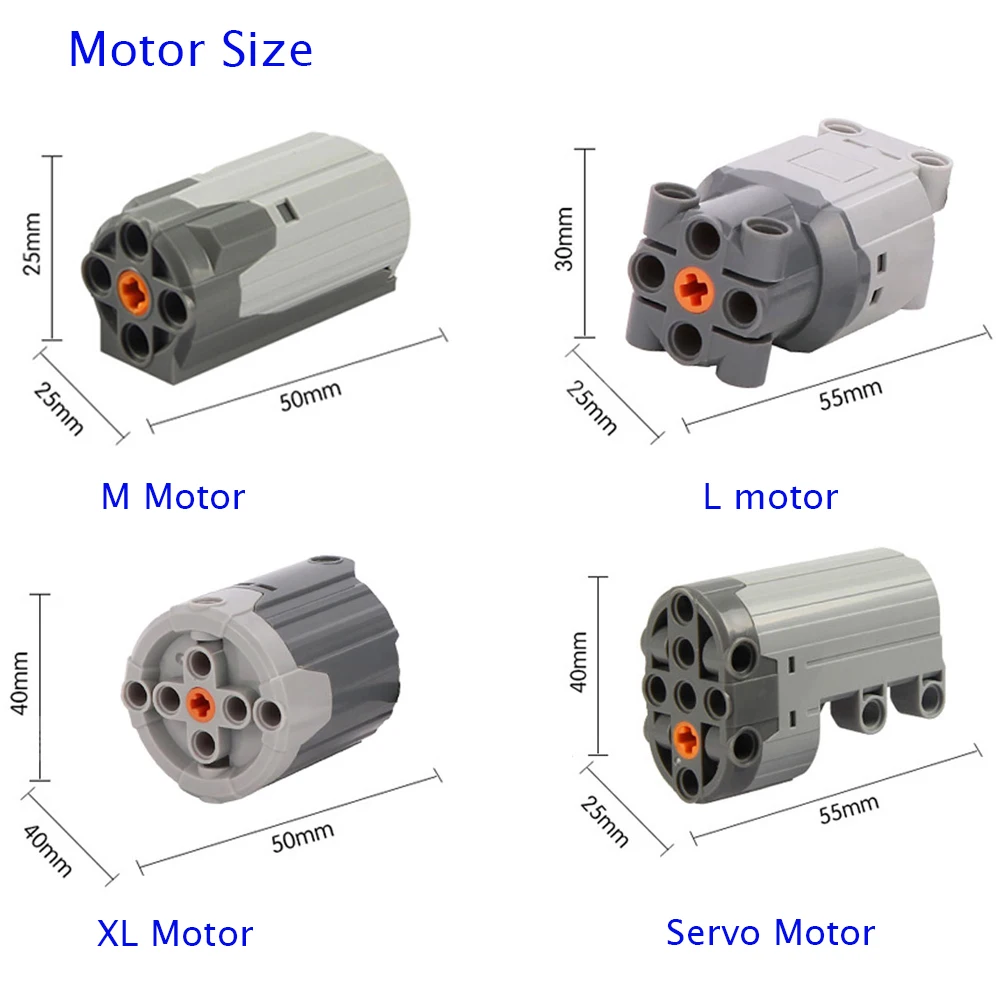Tehnički detalji Opcije napajanja MOC, Kompatibilne sa Gradivni blokovi legoed, Robotizirane Automobil, Pretinca za Baterije AA, 8881 L, Motor 88003