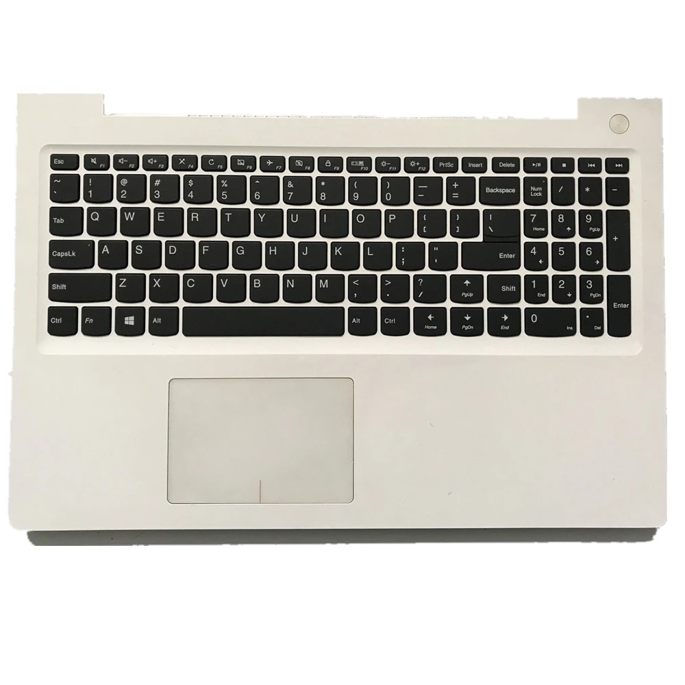 Tipkovnica laptop Gornji Poklopac Kućišta C zaslona osjetljivog na Dodir U obliku Školjke Za LENOVO V110-15 V110-15AST V110-15IAP 15ISK, Crna, Srebrno Bijeli američka Verzija