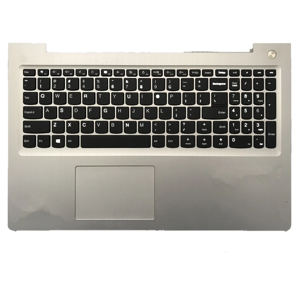 Tipkovnica laptop Gornji Poklopac Kućišta C zaslona osjetljivog na Dodir U obliku Školjke Za LENOVO V110-15 V110-15AST V110-15IAP 15ISK, Crna, Srebrno Bijeli američka Verzija