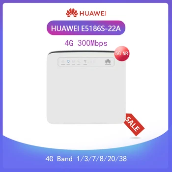 Разблокированный Huawei E5186 E5186s-22 4G Wireless Router LTE FDD 800/900/1800/2100/2600 Mhz TDD 2600MHz Cat6 300 Mb/s Router + antena